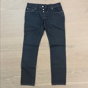 Prada tapered black navy Denim Jeans size 31